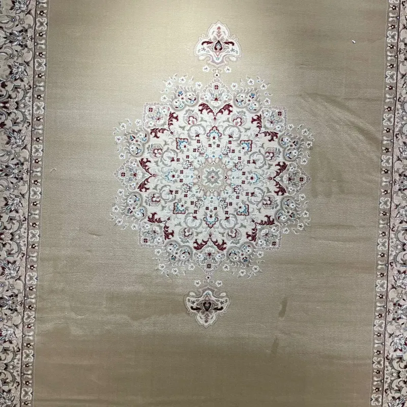 سجاد اصفهان تركي كلاسيك E506B بيج مقاس 400*700