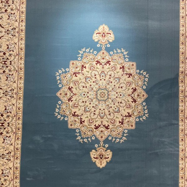 Isfahan Turkish Classic Rug E506B blue Size 100*200