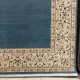 سجاد اصفهان تركي كلاسيك E506B سماوي مقاس 400*600 - اصفهان سجاد تركي كلاسيك