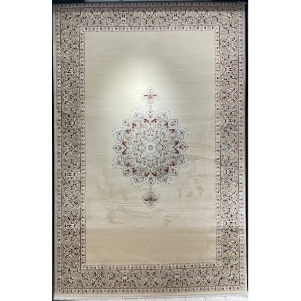 سجاد اصفهان تركي كلاسيك E506B كريم مقاس 300*400