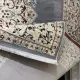 سجاد اصفهان تركي كلاسيك E506B رصاصي مقاس 400*500 - اصفهان سجاد تركي كلاسيك