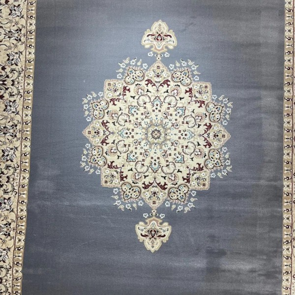Isfahan Turkish Classic Rug E506B gray Size 100*200