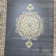 سجاد اصفهان تركي كلاسيك E506B رصاصي مقاس 400*500 - اصفهان سجاد تركي كلاسيك