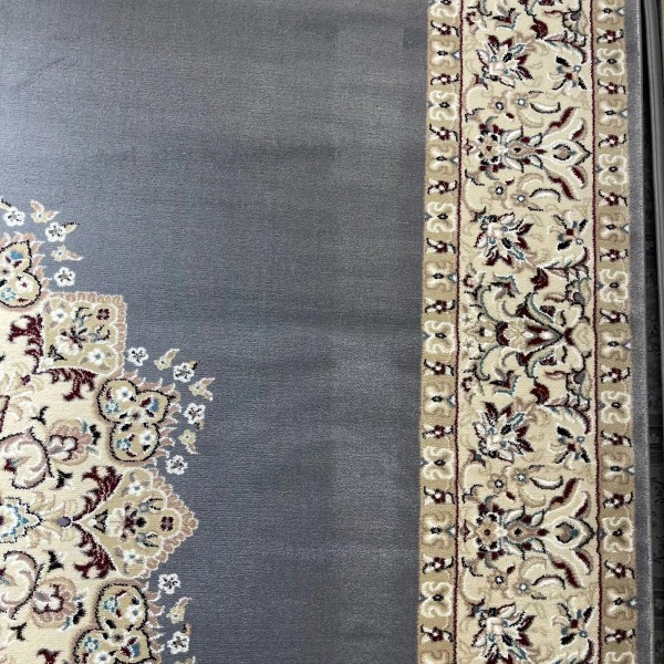 Isfahan Turkish Classic Rug E506B gray Size 100*200
