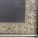 سجاد اصفهان تركي كلاسيك E506B رصاصي مقاس 400*500 - اصفهان سجاد تركي كلاسيك