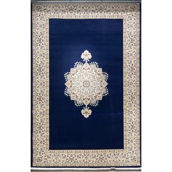 سجاد اصفهان تركي كلاسيك E506B كحلي مقاس 50*80