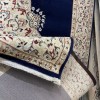 سجاد اصفهان تركي كلاسيك E506B كحلي مقاس 50*80