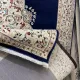 سجاد اصفهان تركي كلاسيك E506B كحلي مقاس 400*800 - اصفهان سجاد تركي كلاسيك