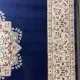 سجاد اصفهان تركي كلاسيك E506B كحلي مقاس 400*800 - اصفهان سجاد تركي كلاسيك