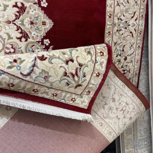 Isfahan Turkish Classic Rug E506B red Size 400*800