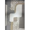 Turkish rugs designer lamsa HC02A cream gray size 100*300