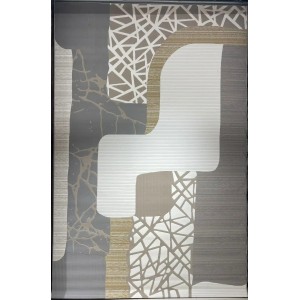 Turkish rugs designer lamsa HC02A cream gray size 100*300