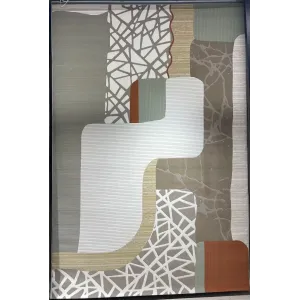 سجاد تركي المصممين لمسة HC02A كريم ابيض مقاس 50*80