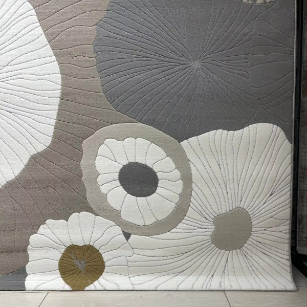 Turkish rugs designer lamsa HC03A cream gray size 250*350