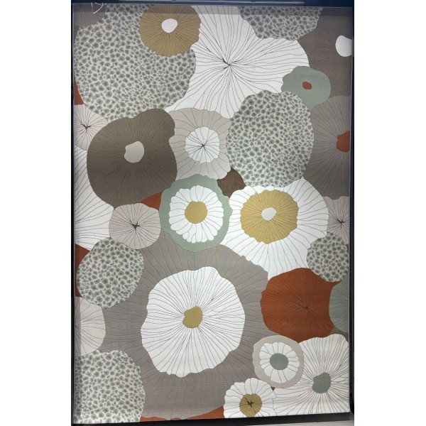 Turkish rugs designer lamsa HC03A cream terra size 100*300