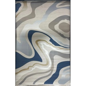 Turkish rugs designer lamsa HC35A blue size 80*150