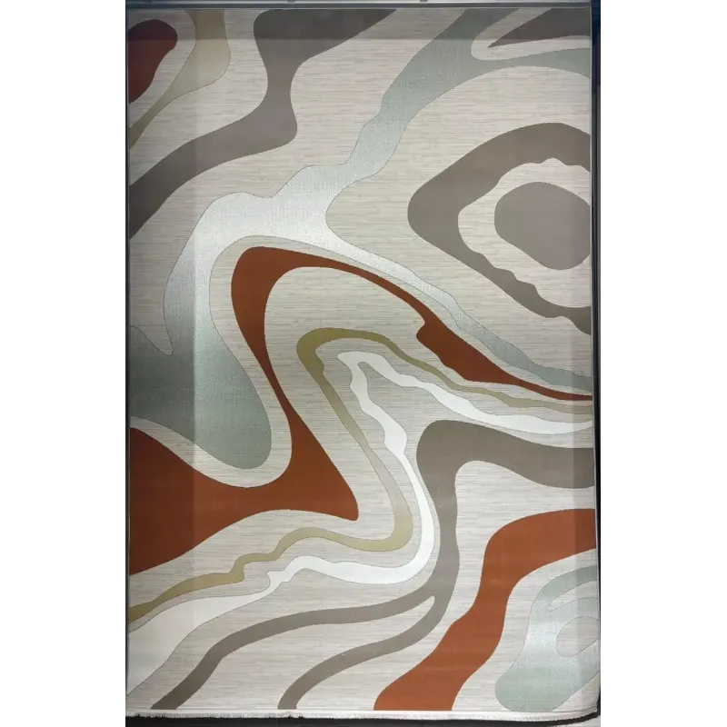 سجاد تركي المصممين لمسة HC35A كريم تيرا مقاس 50*80