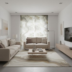 Turkish rugs Modern lamsa HC24A cream grae size 250*350