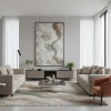 Turkish rugs Modern lamsa HC24A cream terra size 200*300