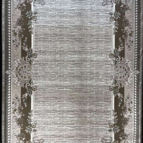 سجاد تركي مودرن لمسة HD37A كريم بني مقاس 300*400