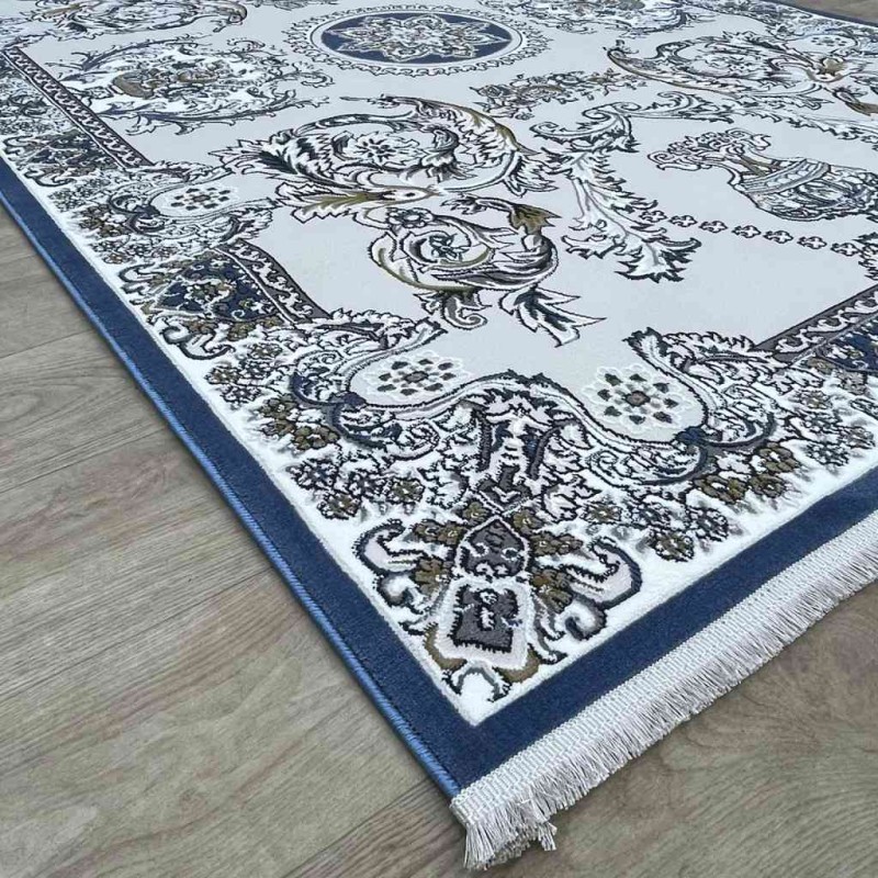 سجاد تركي مارسيليا NJ93A لون ازرق مقاس 150*220