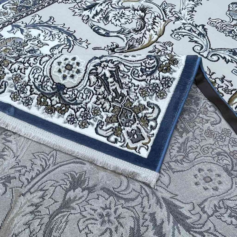 سجاد تركي مارسيليا NJ93A لون ازرق مقاس 150*220