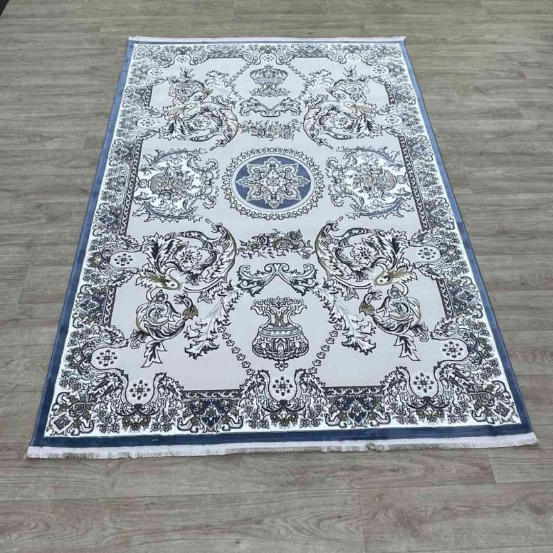 سجاد تركي مارسيليا NJ93A لون ازرق مقاس 150*220