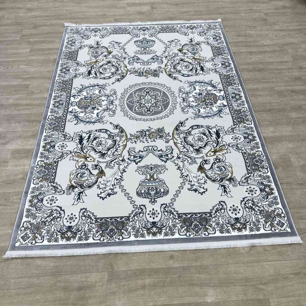 سجاد تركي مارسيليا NJ93A لون رصاصي مقاس 100*300