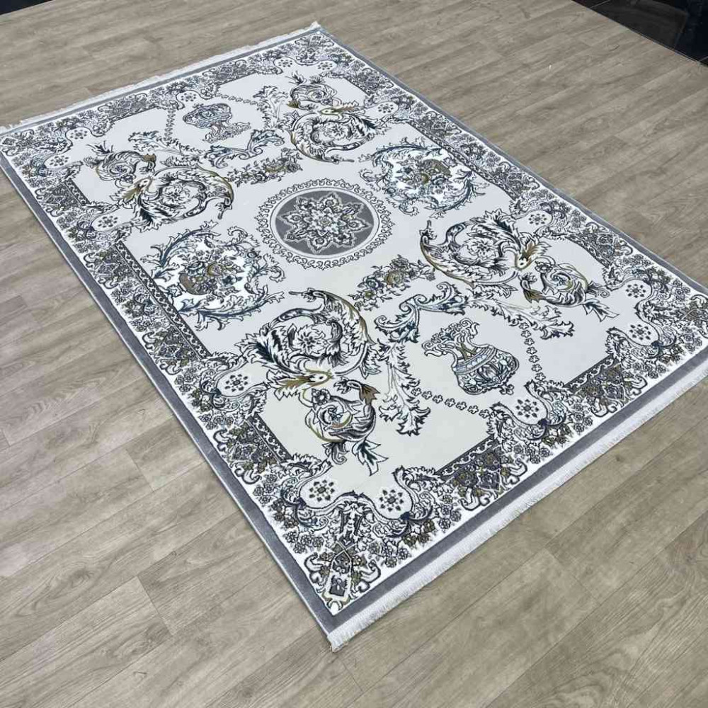 سجاد تركي مارسيليا NJ93A لون رصاصي مقاس 100*300