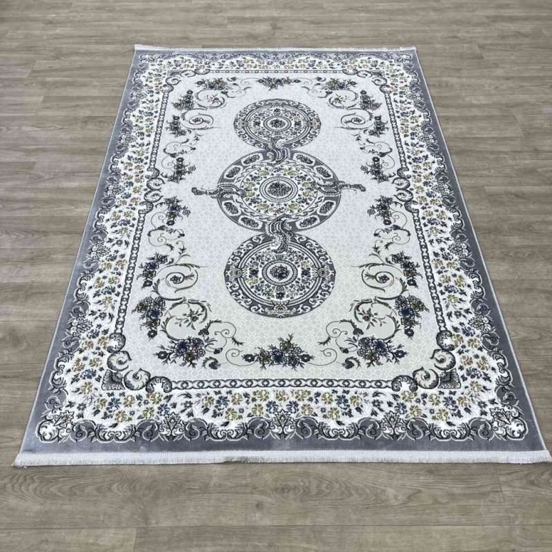 سجاد تركي مارسيليا NJ90A لون رصاصي مقاس 100*300