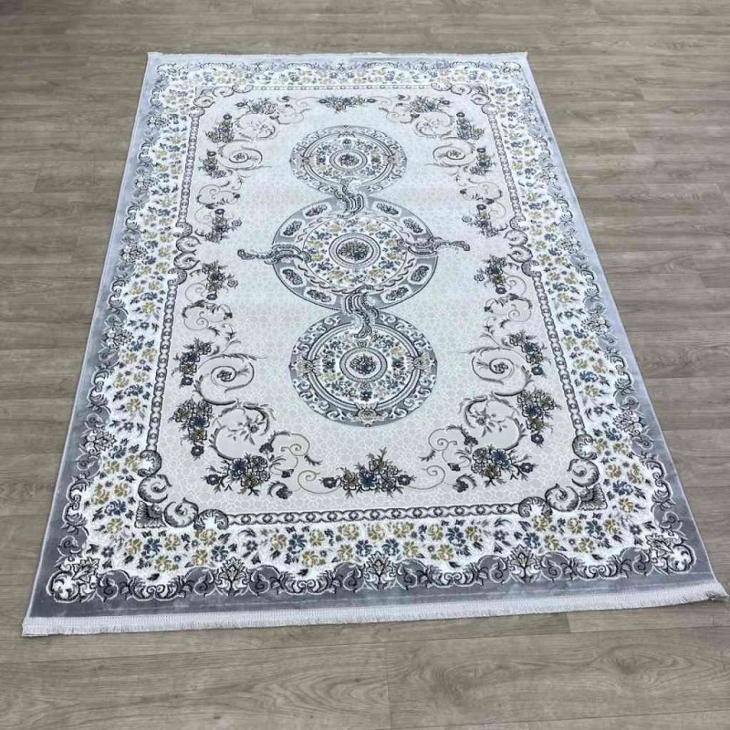 سجاد تركي مارسيليا NJ90A لون رصاصي مقاس 100*300