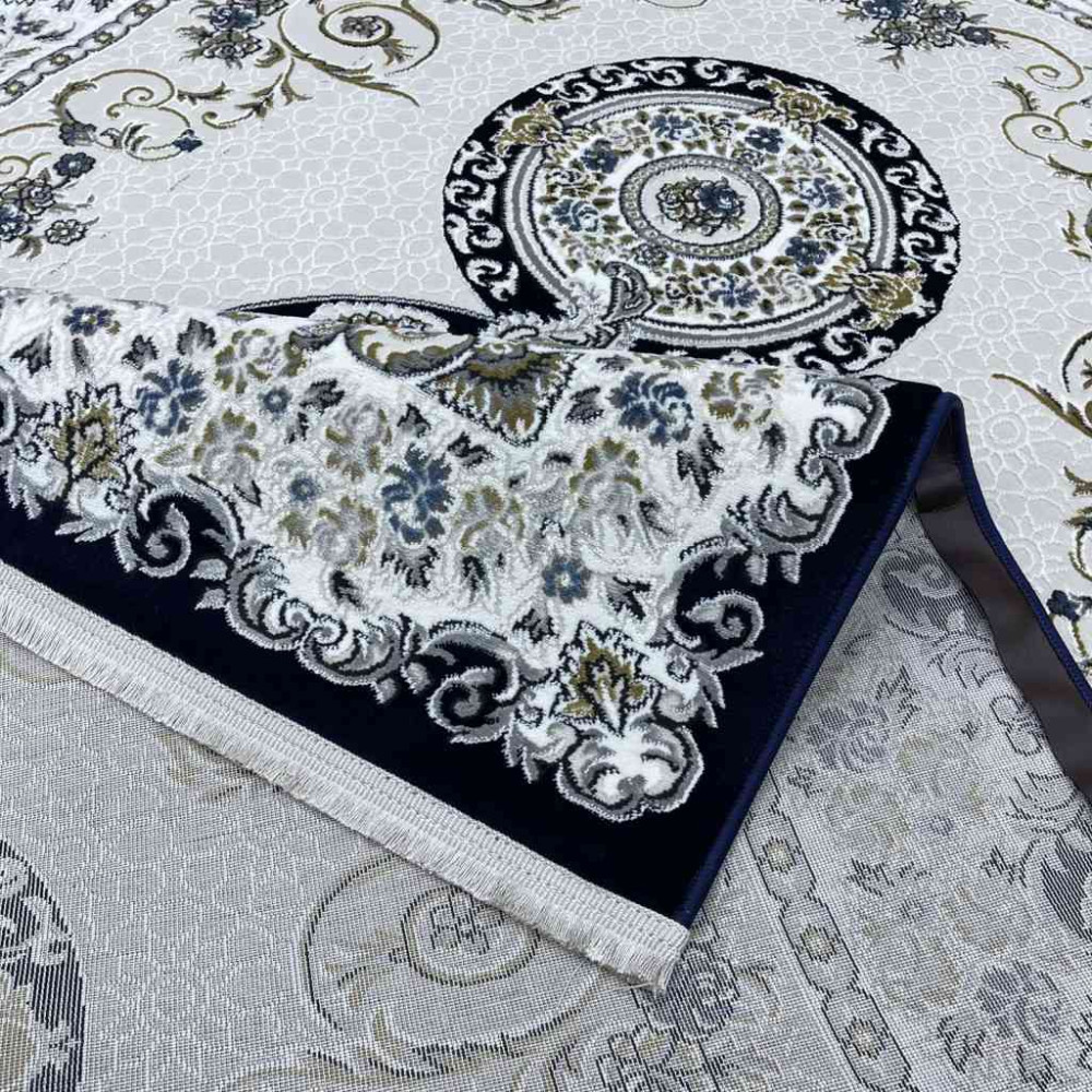 سجاد تركي مارسيليا NJ90A لون كحلي مقاس 100*200