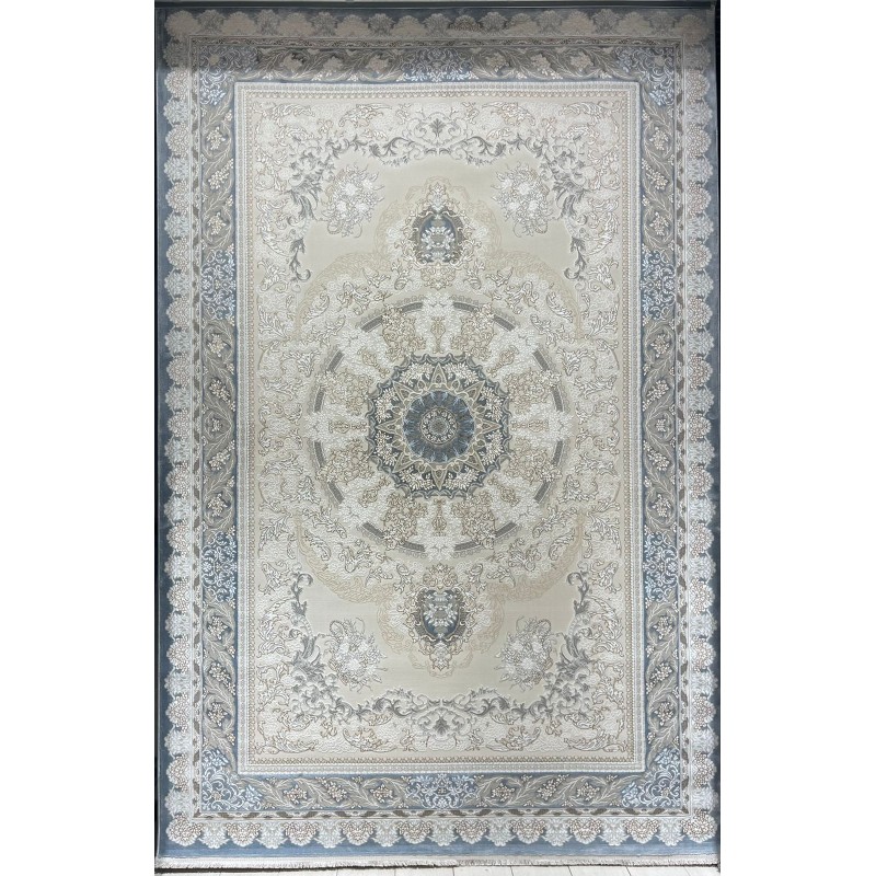 سجاد ميرال تركي كلاسيك EO06A كريم سماوي مقاس 400*700