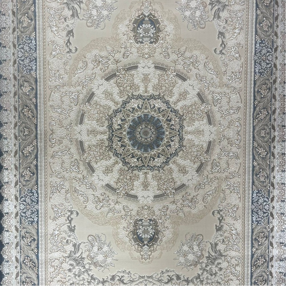 سجاد ميرال تركي كلاسيك EO06A كريم سماوي مقاس 50*80