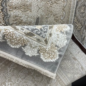 Miral Turkish Classic Rug EO06A dark gray cream Size 80*150