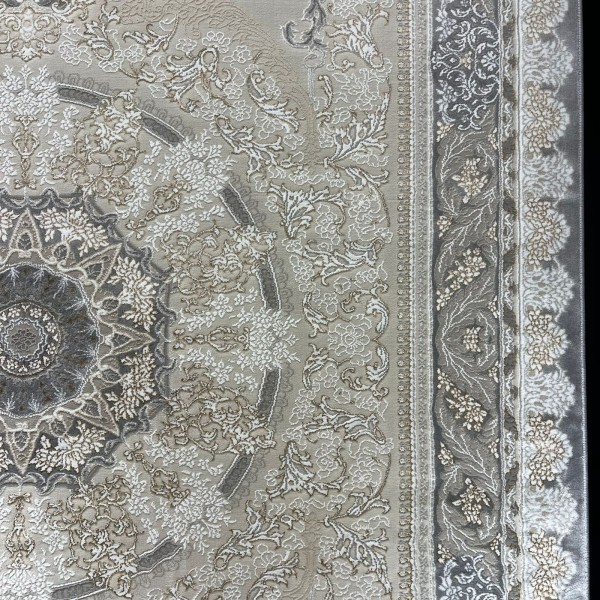 Miral Turkish Classic Rug EO06A dark gray cream Size 400*600