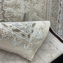 سجاد ميرال تركي كلاسيك EO06A كريم مقاس 50*80