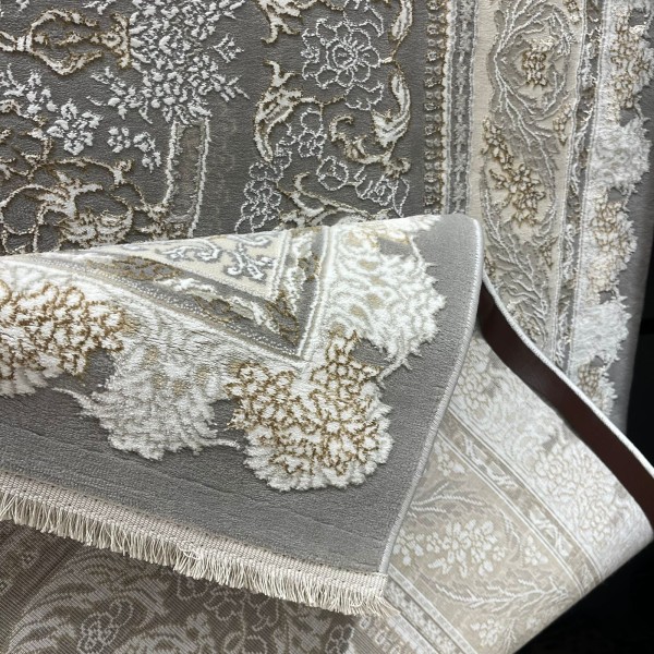 سجاد ميرال تركي كلاسيك EO06A رصاصي فاتح مقاس 250*350