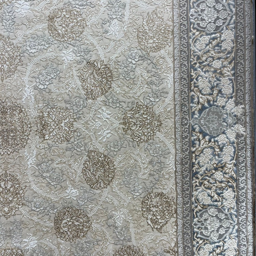 سجاد ميرال تركي كلاسيك EO15A كريم سماوي مقاس 50*80