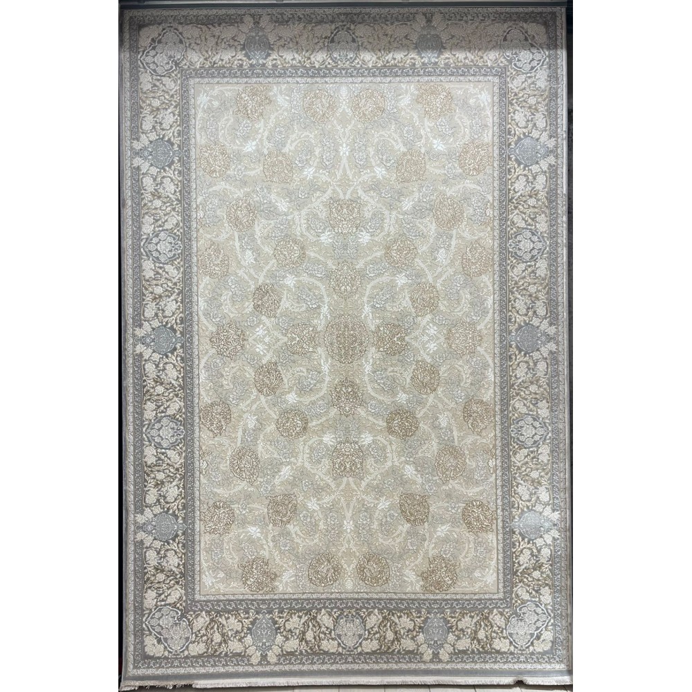 سجاد ميرال تركي كلاسيك EO15A كريم رصاصي غامق مقاس 400*500