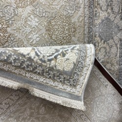 سجاد ميرال تركي كلاسيك EO15A كريم رصاصي غامق مقاس 400*800