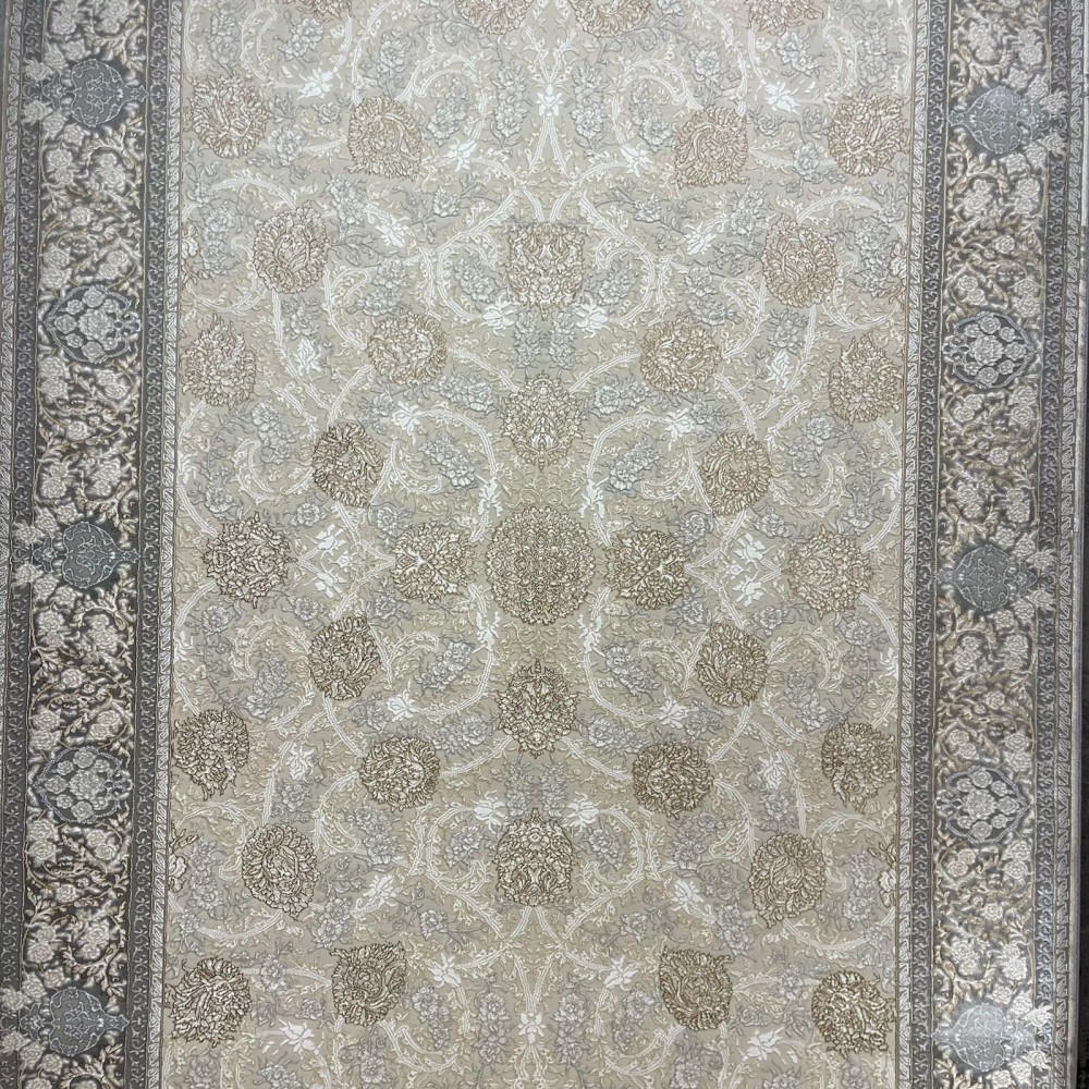 سجاد ميرال تركي كلاسيك EO15A كريم رصاصي غامق مقاس 400*500