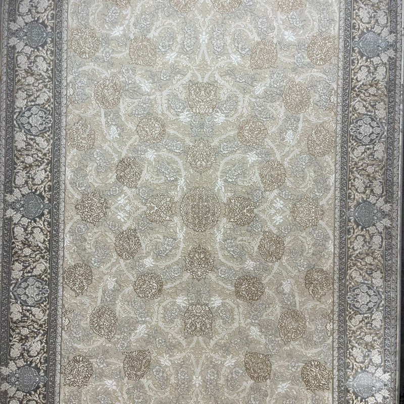 سجاد ميرال تركي كلاسيك EO15A كريم رصاصي غامق مقاس 500*600