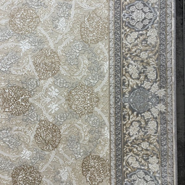 Miral Turkish Classic Rug EO15A dark gray cream Size 300*400