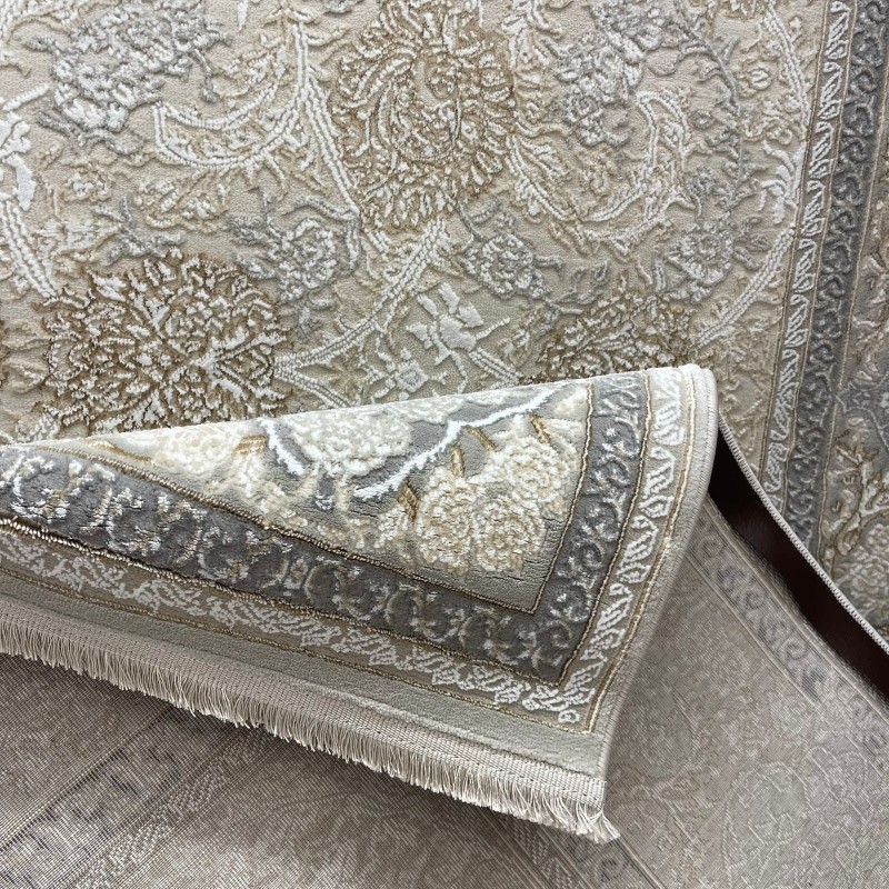 سجاد ميرال تركي كلاسيك EO15A رصاصي فاتح مقاس 50*80