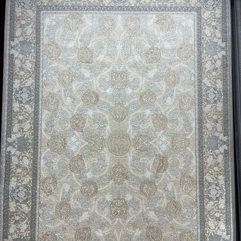 سجاد ميرال تركي كلاسيك EO15A كريم رصاصي فاتح مقاس 50*80