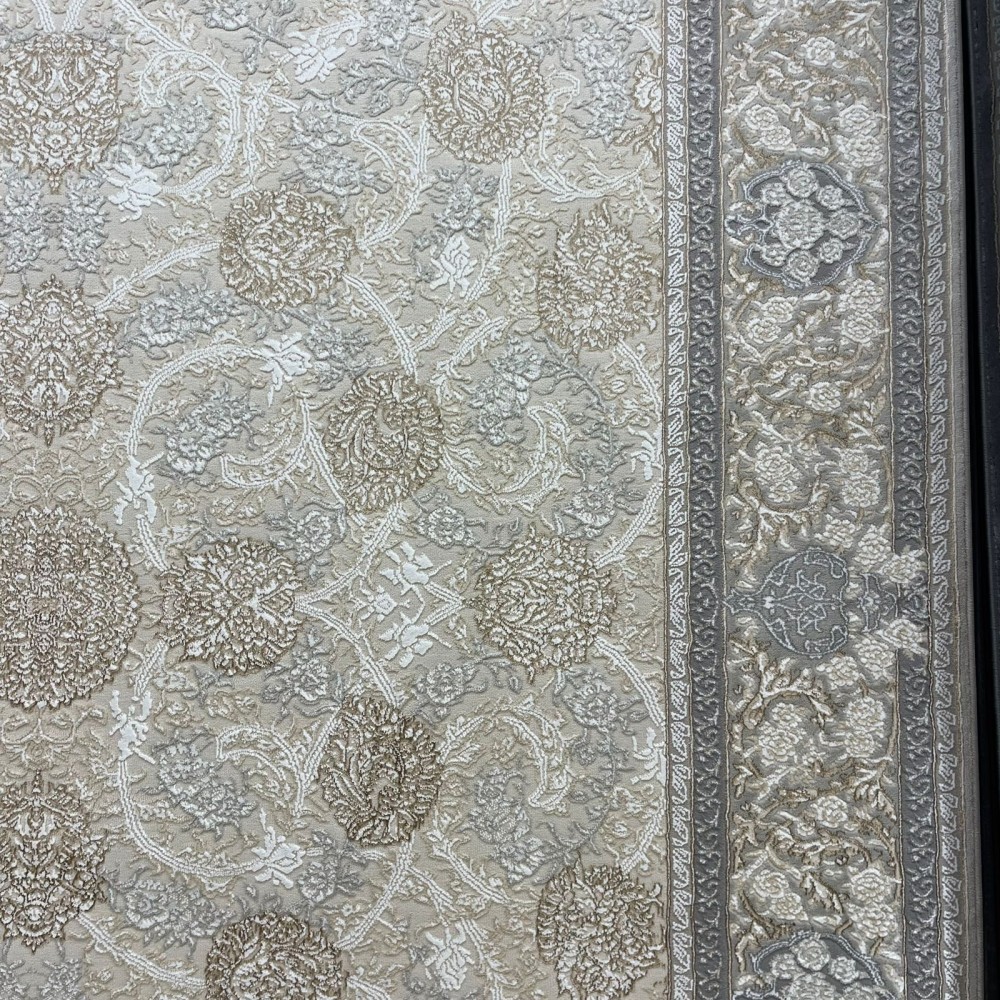 سجاد ميرال تركي كلاسيك EO15A كريم رصاصي فاتح مقاس 50*80