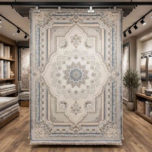 Miral Turkish Classic Rug EK26A cream Light gray Size 250*350