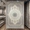 Miral Turkish Classic Rug EK26A cream Dark grey Size 500*700