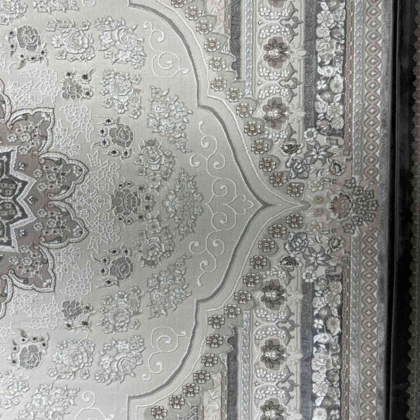 Miral Turkish Classic Rug EK26A cream Dark grey Size 500*700